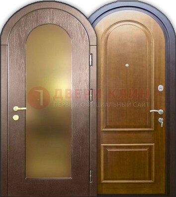 Металлическая арочная дверь ДА-12 в банк в Екатеринбурге