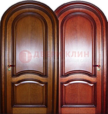 Входная арочная дверь МДФ внутри ДА-5 для сельского дома в Екатеринбурге