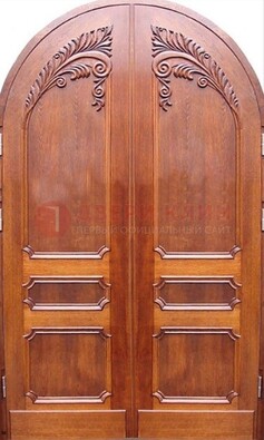 Металлическая арочная дверь ДА-9 в салон красоты в Екатеринбурге