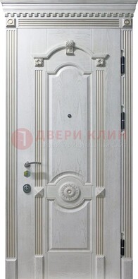 Белая дверь с МДФ ДМ-525 в Екатеринбурге