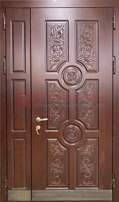 Парадная металлическая дверь с узором ДПР-74 в Екатеринбурге