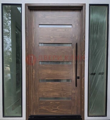 Железная дверь с виноритом и фрамугами ДВТ-189 в Екатеринбурге