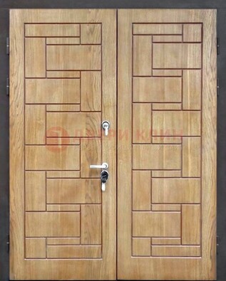 Светло-коричневая стальная дверь с виноритом ДВТ-245 в Екатеринбурге