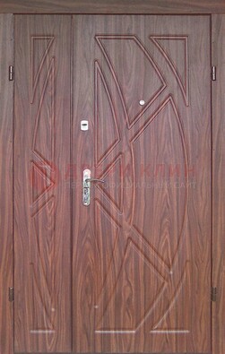 Железная тамбурная полуторная дверь с МДФ ПЛ-7 в Екатеринбурге